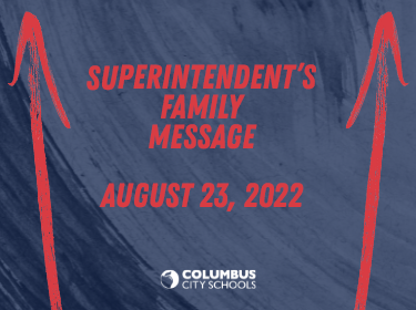 Superintendent's Family Message